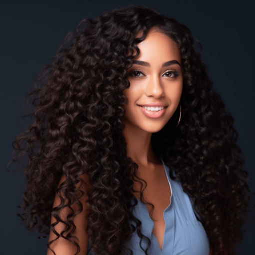 Curly  Lace Front Wig - Image 2